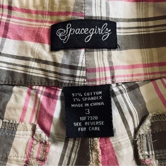 SPACEGIRLZ PLAID‎ SHORTS - Picture 8 of 8